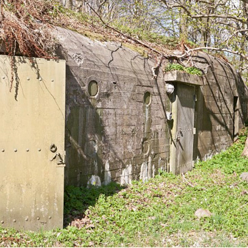 Gammel bunker i Bangsbo i Nordjylland