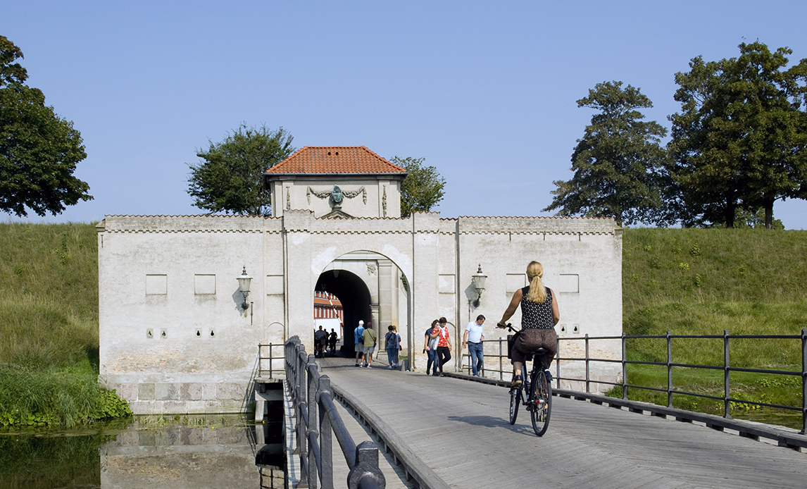 Kastellet set fra frontporten