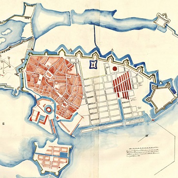 Nyboders historie. Kort over København
